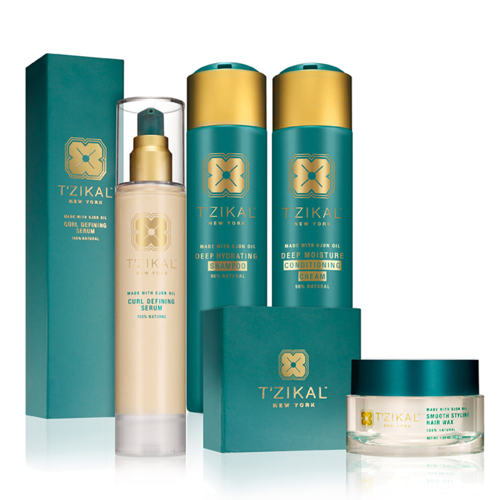 T'zikal's Curl Project - Natural Curly Hair Treatment to Tame Frizz