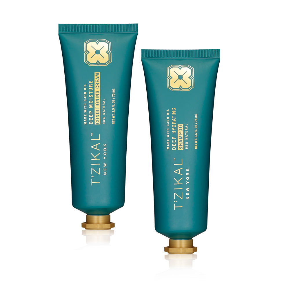 T'zikal Bare Project | Shampoo & Conditioner Gift Set for Natural Hair
