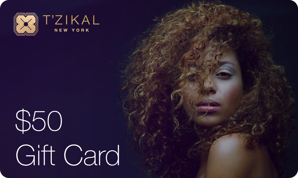 T'zikal Beauty Electronic Gift Card Value $50;- USD