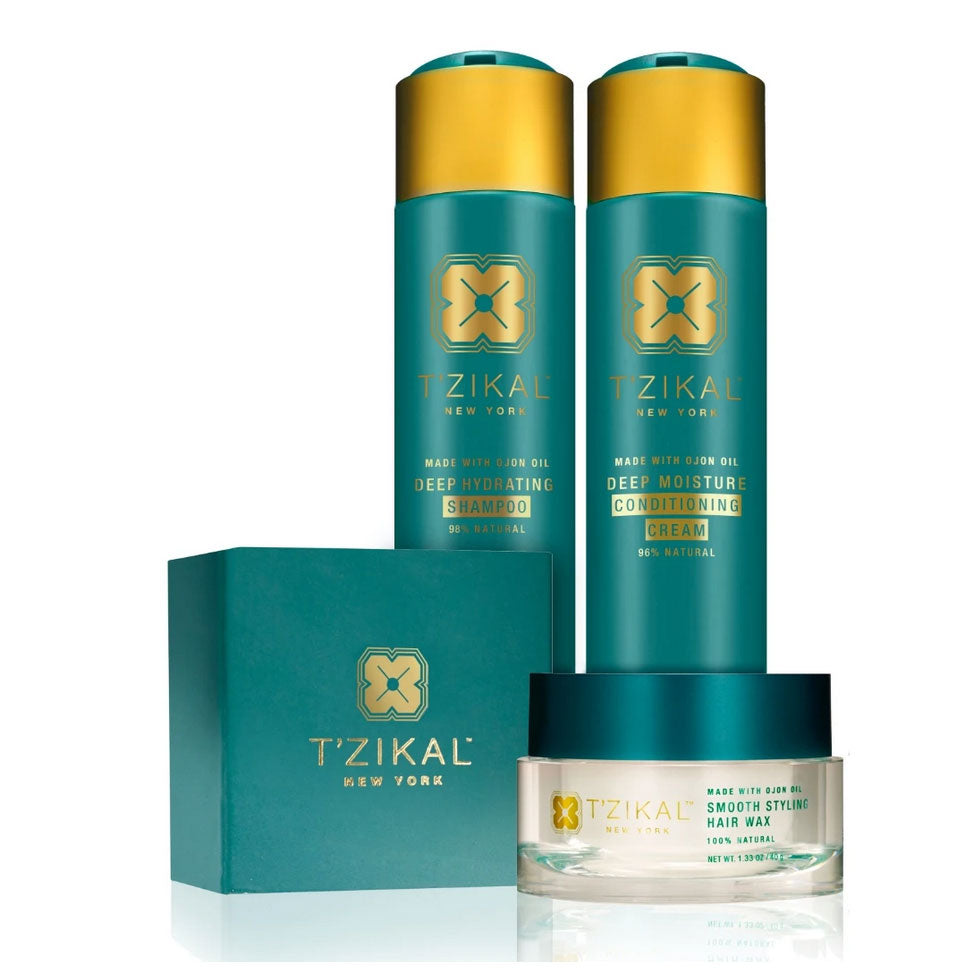 T'zikal Bare Project | Shampoo & Conditioner Gift Set for Natural Hair